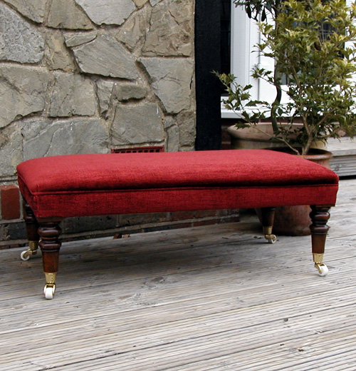 36" x 18" Alice Footstool